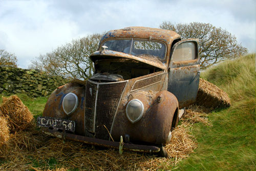 Dumped Car
